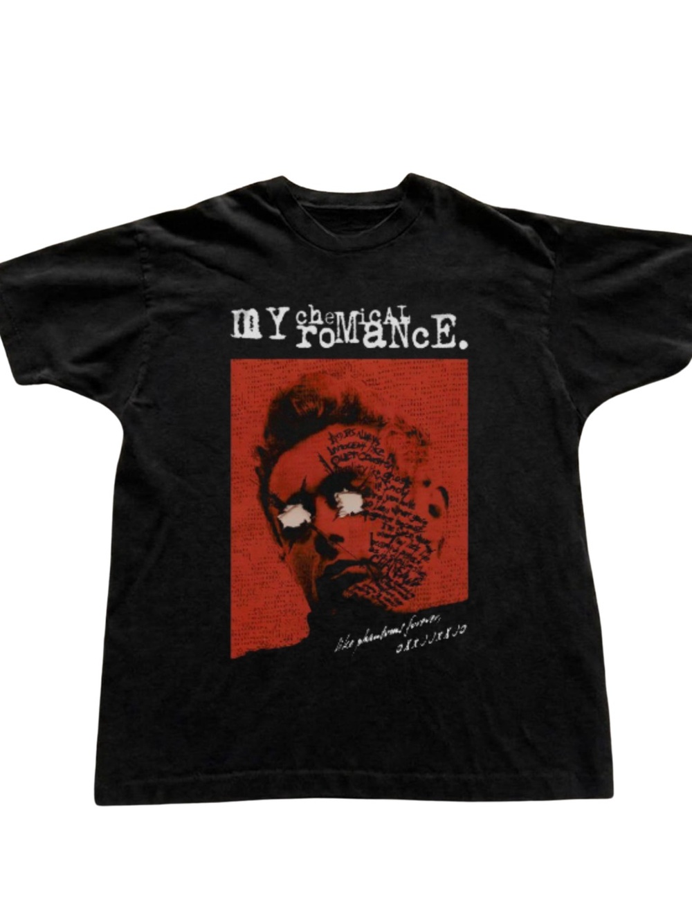 Gildan My Chemical Romance Black Graphic Tee - Red Print